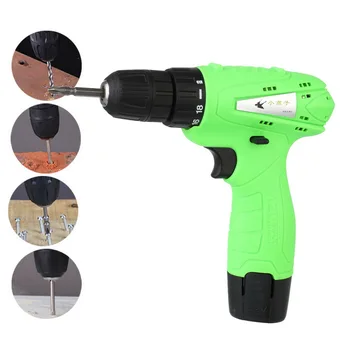 

1Pcs 12V Electric Screwdriver Drill Rechargeable Multifunction Wireless Electric Drill With Lithium Battery Drills Tool
