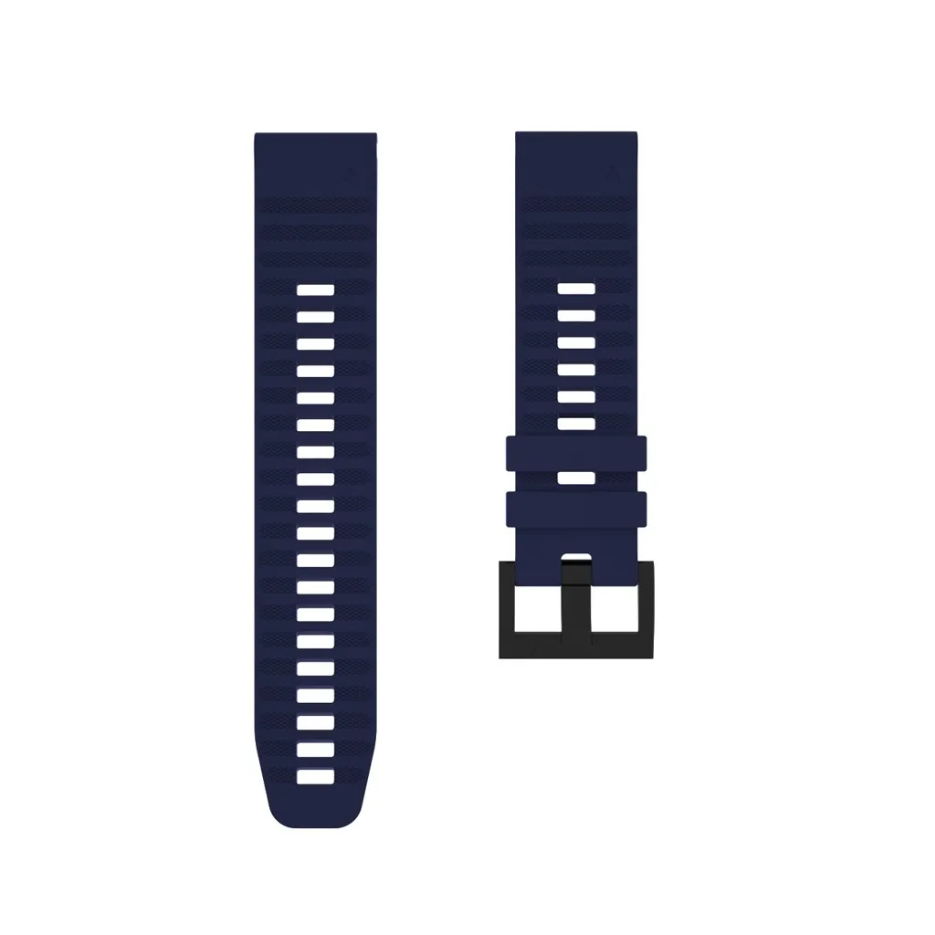 Ouhaobin Silicone Watchband 22mm For Garmin Fenix 6 Watch Quick Release Wrist Strap Bracelet Band Strap 1014#2