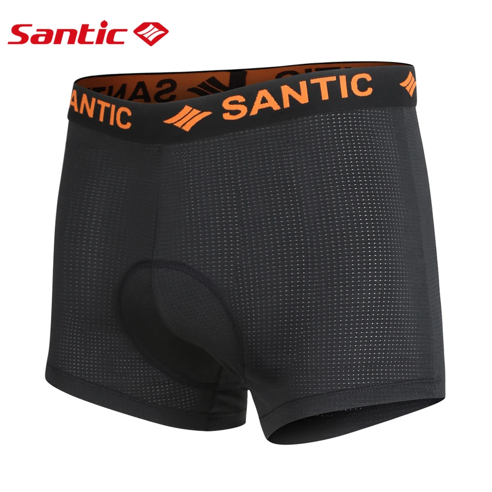 Santic Men Cycling Underwear Shorts Summer Coolmax 4D Padded Pad Shockproof SANT