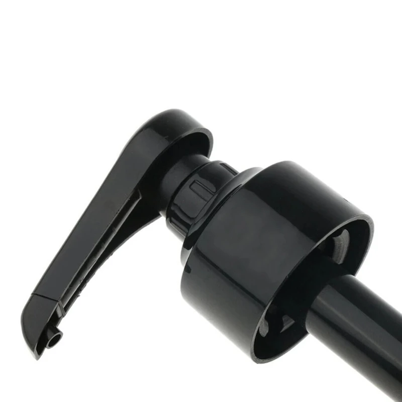 4 Pcs Coffee 1 Liter Dispenser Syrup Pump Black Liquid Dispenser for Monin Syrup 10Ml Juice Bottle Pump
