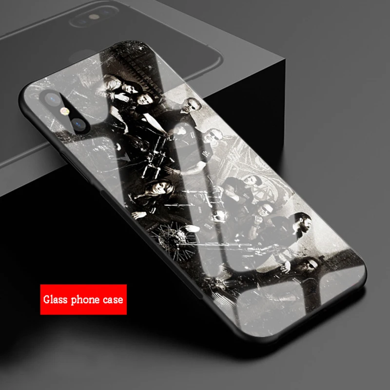 Американский ТВ сыновья анархия закаленное стекло чехол для телефона iPhone 5 5S SE 6 6plus 7 8 plus X XR XS Max 11 PRO Max - Цвет: B19072601-11.jpg