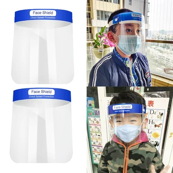 

10pcs Transparent Full Face Cover Masks Protective Shield Clear Visor Glasses Anti-fog Dust-proof Adult Children Universal