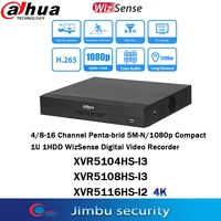 XVR5108HS-I3 XVR5116HS di Dahua XVR DVR 4CH 8CH 16CH-videoregistratore coassiale di Digital del CCTV di riconoscimento facciale I2 WizSense