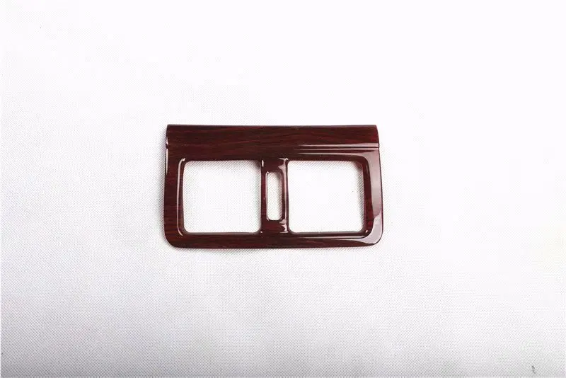 Free Shipping 1pcs ABS Carbon fiber grain rear air conditioning outlet decoration cover for 2010- Toyota REIZ