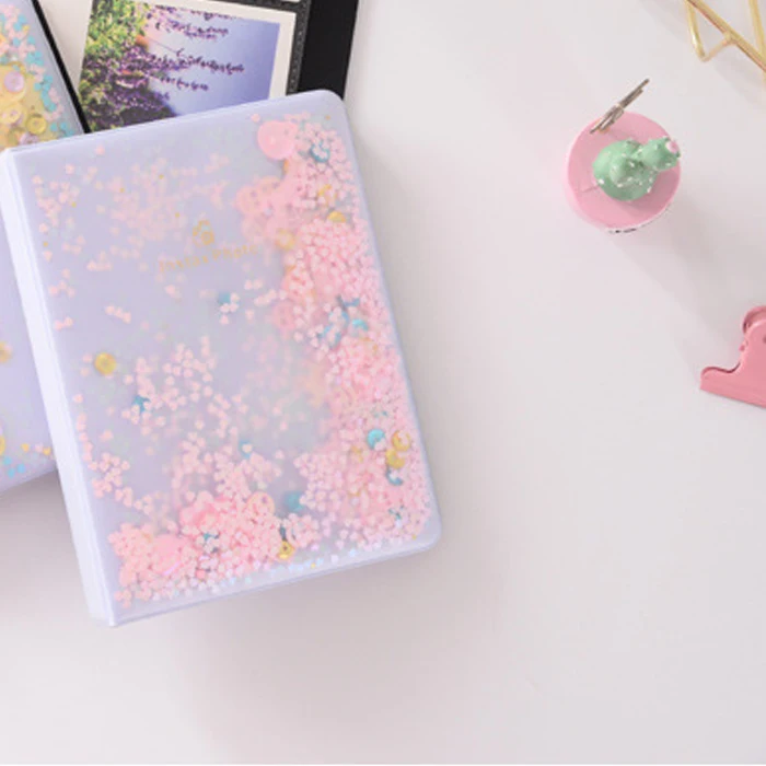 64 Pockets pink 2 64/68/96 карманы книга альбом для ЖК-дисплея с подсветкой Fujifilm Instax камеры моментальной печати Mini 9 камеры одноступенного процесса 8 7s 70 25 50s 90 мини Плёнки 3 дюймов фотобумага - Цвет: 64 Pockets pink 2