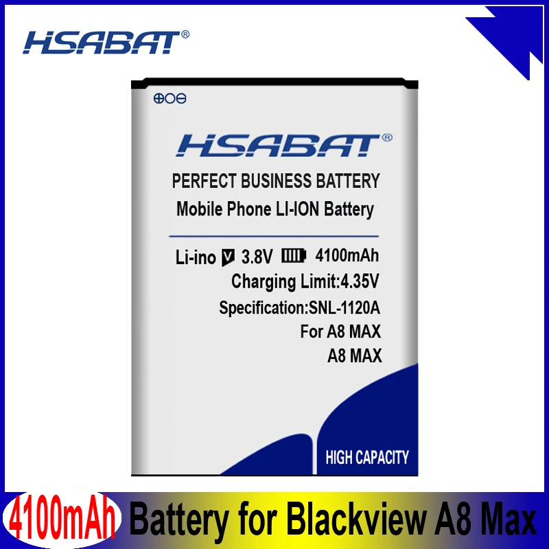 Аккумулятор HSABAT 4100mAh для Blackview A8 Max