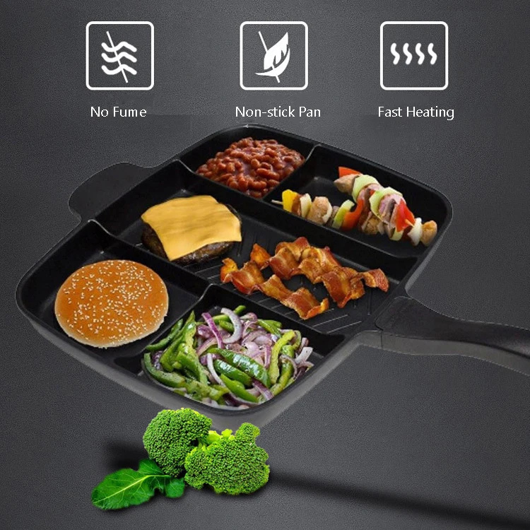 15 polegadas dividida grill pan para multi-purpose