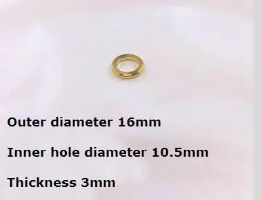 16mm diameter Латунные Кольца для труб/запасные части для табачных труб DIY Деревообработка - Цвет: 16mm diameter