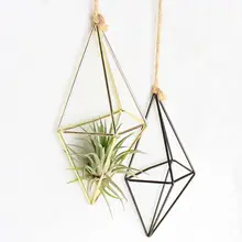 Hand Made Wicker Rattan Flower Basket Green vine Pot Planter Hanging Vase Container Wall Plant Basket For Garden