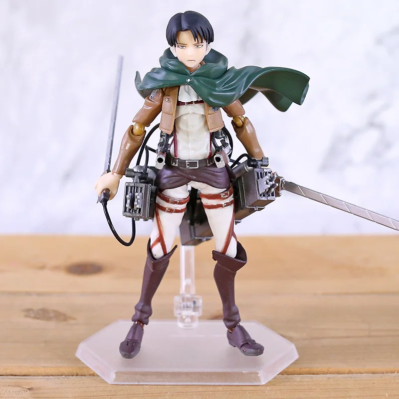 Аниме атака на Титанов Eren Mikasa Ackerman Levi/Rivaille Figma ПВХ фигурка модель игрушки|attack on titan