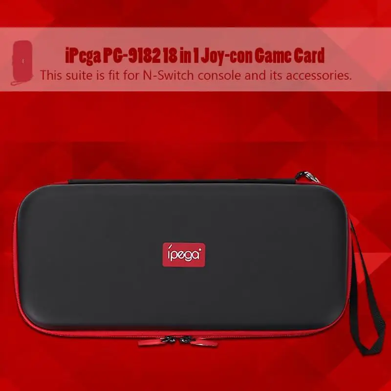IPEGA PG-9182 18 в 1 комплект сумка для хранения для N-ручка переключателя Joy-con футляр для игровых карт для консоли nintendo Switch