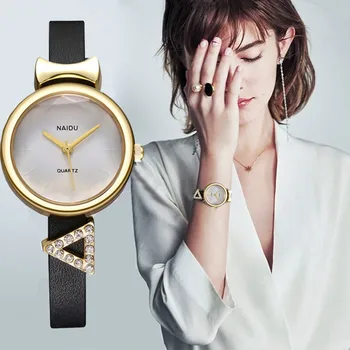 

women Ladies watches Trendy Personality Casual Belt Watch Fashionable Temperament Wild Quartz relojes para mujer