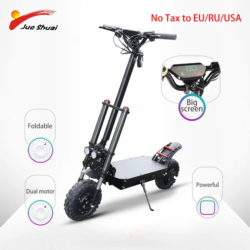 

JS 3200W Adult Electric Scooter with seat Samsung 35AH Battery Foldable Hoverboard Fat Tire Electric Kick Scooter e Scooter