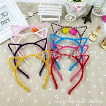 Стиль, повязка на голову с кошачьими ушками, Детская головная повязка с кошачьими углами, Wechat, бизнес сканирующий код, наземная рекламная акция, Smal