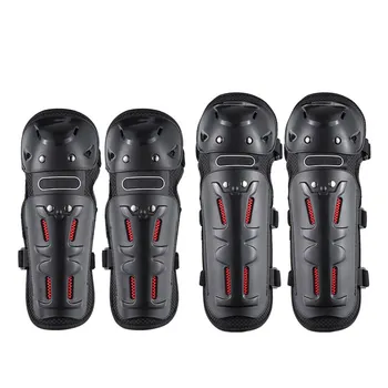

4Pcs Cycling Knee Brace And Elbow Guards Bicycle Bike Motorcycle Riding Knee Shin Knee Pads Anti Collision 4 PCS Knee Pads