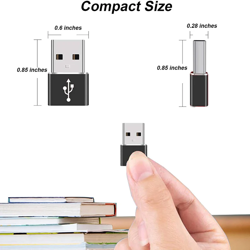 USB 3.0 to USB C 3.1 Adapter Mini Hi-Speed USB Type C Female to USB Type A Male Fast Charging Data Sync OTG Adapter Converter