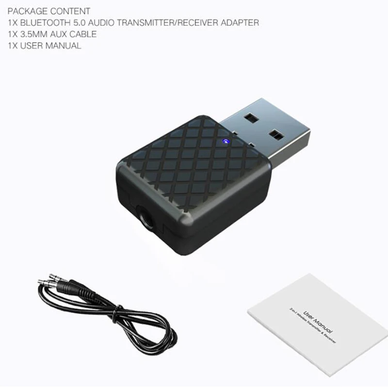 Беспроводной bluetooth-передатчик аудио bluetooth-приемник USB 5,0 Bluetooth адаптер для телефона ПК стерео аудио музыкальный адаптер A2DP