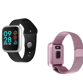 

Smart Watch Waterproof IP68 Blood Pressure Fitness Heart Rate Monitor Women Sport Smartwatch for Apple iPhone Android Pk B57