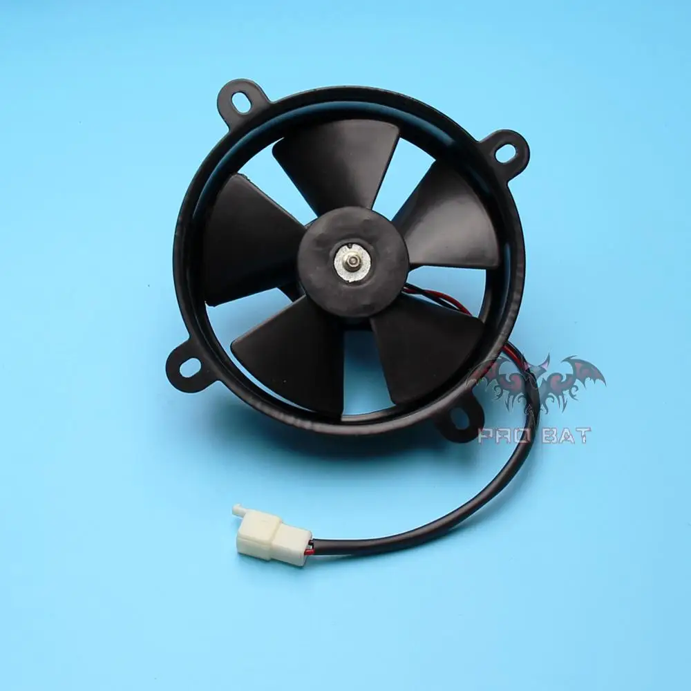 12V 6 inch Thermo Radiator Electric Cooling Fan For 150c 200cc 250cc Pit Trial Quad Dirt Bike ATV Buggy PRO BAT New
