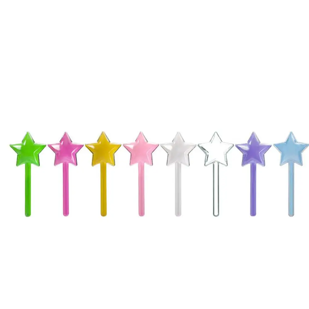 

12Pcs/Set Transparent Plastic Candy Box Wedding Stand Box Candy Box Mini Color Candy Box Five-pointed Star Plastic Box