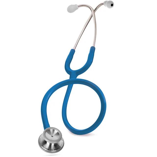 Spirit Medical Double-sided Stainless Steel Dual Head Stethoscope Deluxe Series Stetoskop For Medical Instruments - Цвет: Sapphire blue