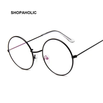 

Retro Glasses Round Women Optical Frame Transparent Glasses Frames with Clear Vintage Oval Glass Female Spectacle