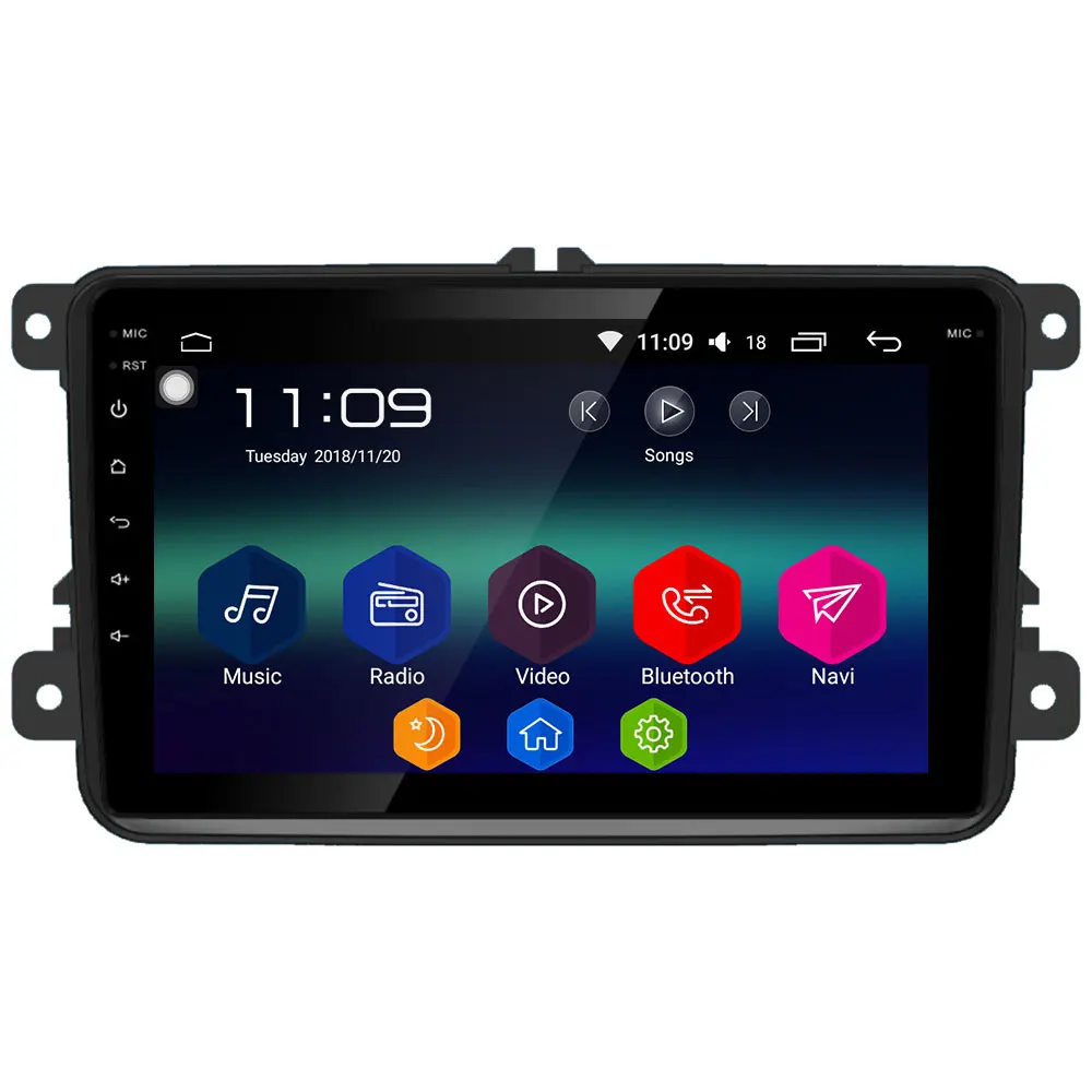 

4G DSP Carplay Android 8 Octa Core 4GB+64GB Car DVD Player Radio Stereo For Volkswagen Sagitar Amarok Multivan Magotan Scirocco