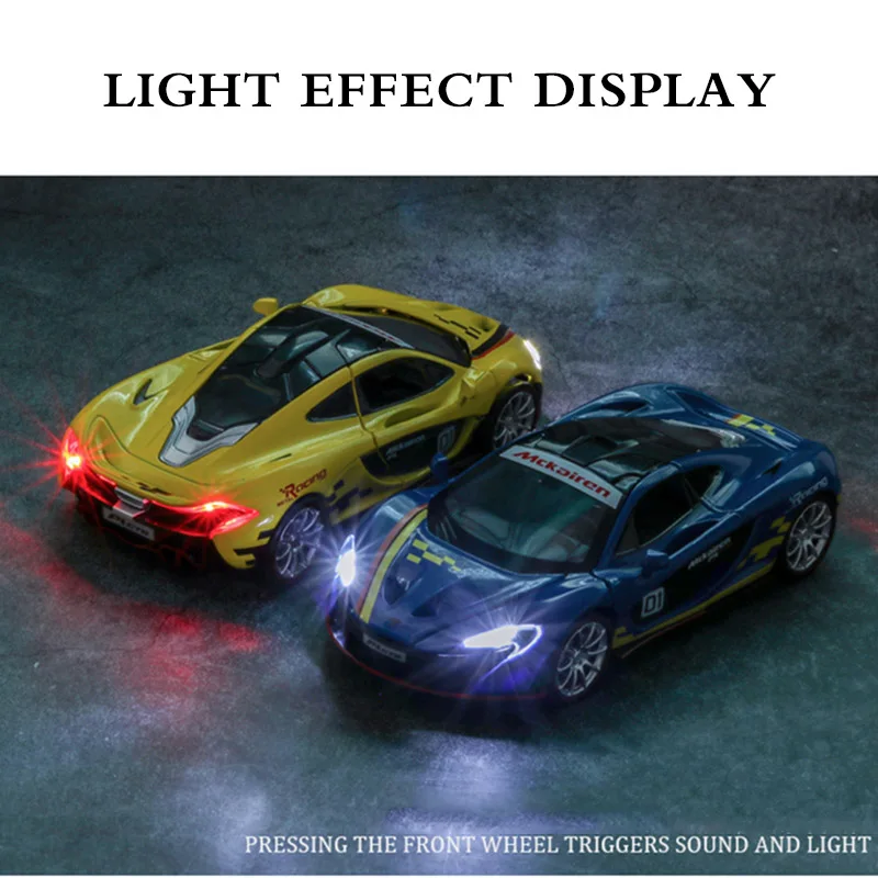 1:32 mlaren P1 Diecasts& Toy vehicles модель автомобиля высокая симитация Машинки Игрушки для детей Коллекция Подарки