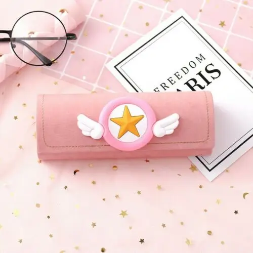 Карта Captor Sakura крыло путешествия глаз очки коробка сумка очки чехол Аксессуары подарок