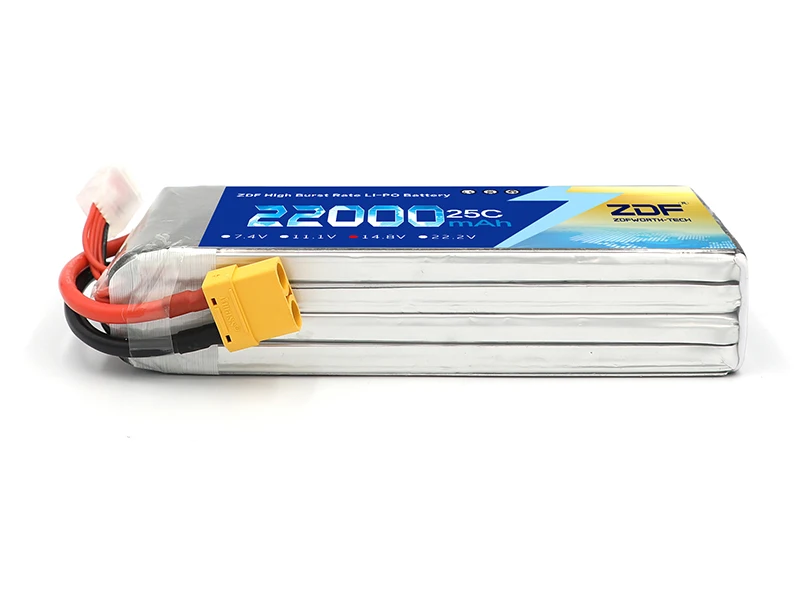 ZDF радиоуправляемый самолет LiPo аккумулятор 4S 14,8 в 22000 мАч 25C для радиоуправляемого дрона квадрокоптера вертолета автомобиля лодки батареи Li-Po 4S AKKU