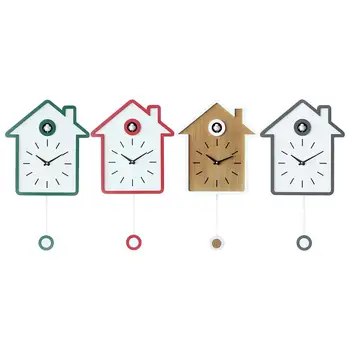 

European Style Simple Modern Cuckoo Clock Cuckoo Clock Wall Clock Chiming Clock