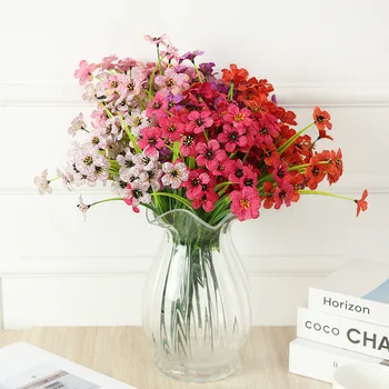 

artificial flowers Snow plum blossom wedding flowers for bride hand plastic fake flowers JF4