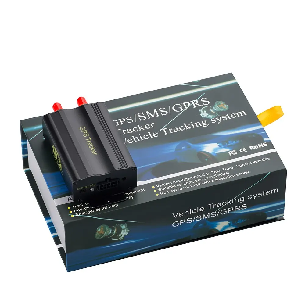 TK103B GPS, sms, gprs трекер удаленный мониторинг тампер сигнализация отключение топлива мертвая зона пропуск SOS противопожарная сигнализация зажигания