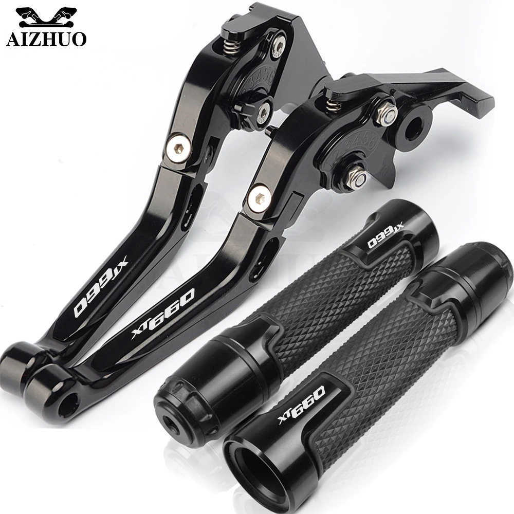 Motorcycle Grips Handle Grips Brake Clutch Levers For YAMAHA XT660 XT 660 XT660X XT660/X/R/Z 2004- 2013 2012