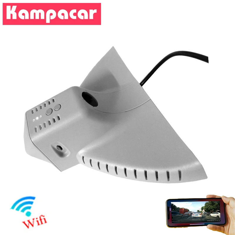 Kampacar Novatek 96658 автомобильный wifi DVR видеорегистратор две камеры Авто рекордер для Skoda Superb Kodiaq wifi два объектива Автомобильные видеорегистраторы
