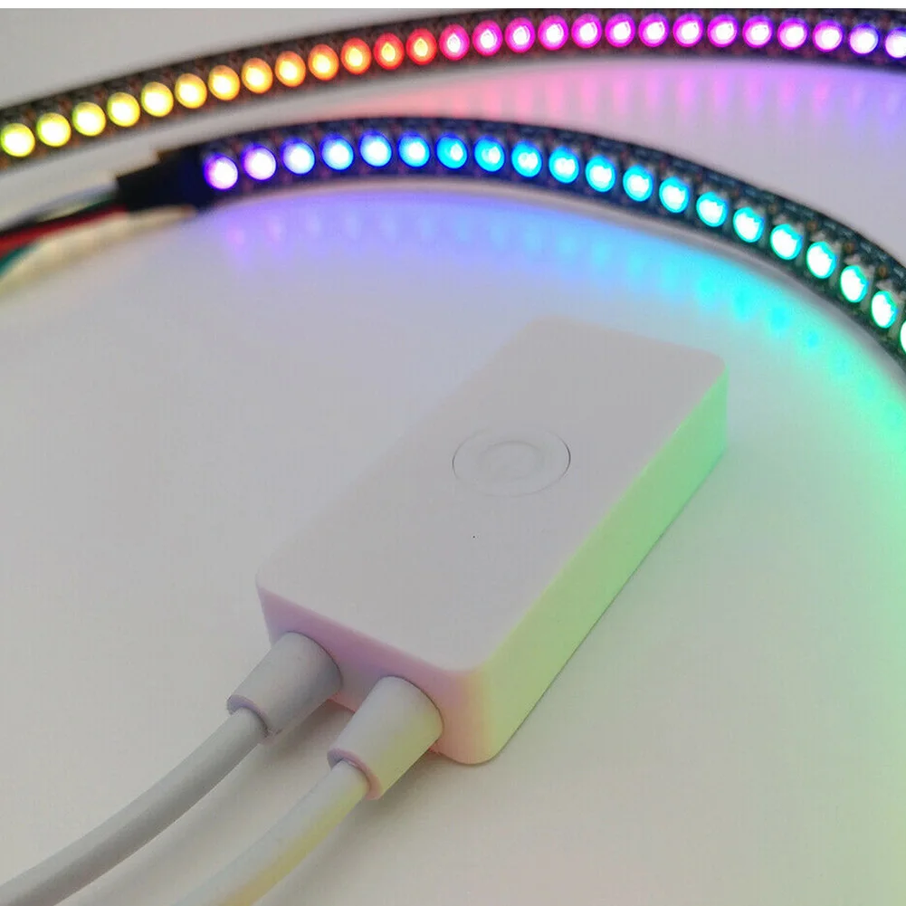 SP501E DC5-24V APP Control 900 Pixles Phone Adjustable WS2812B RGB Controller Addressable LED Strip Smart SPI WIFI Voice