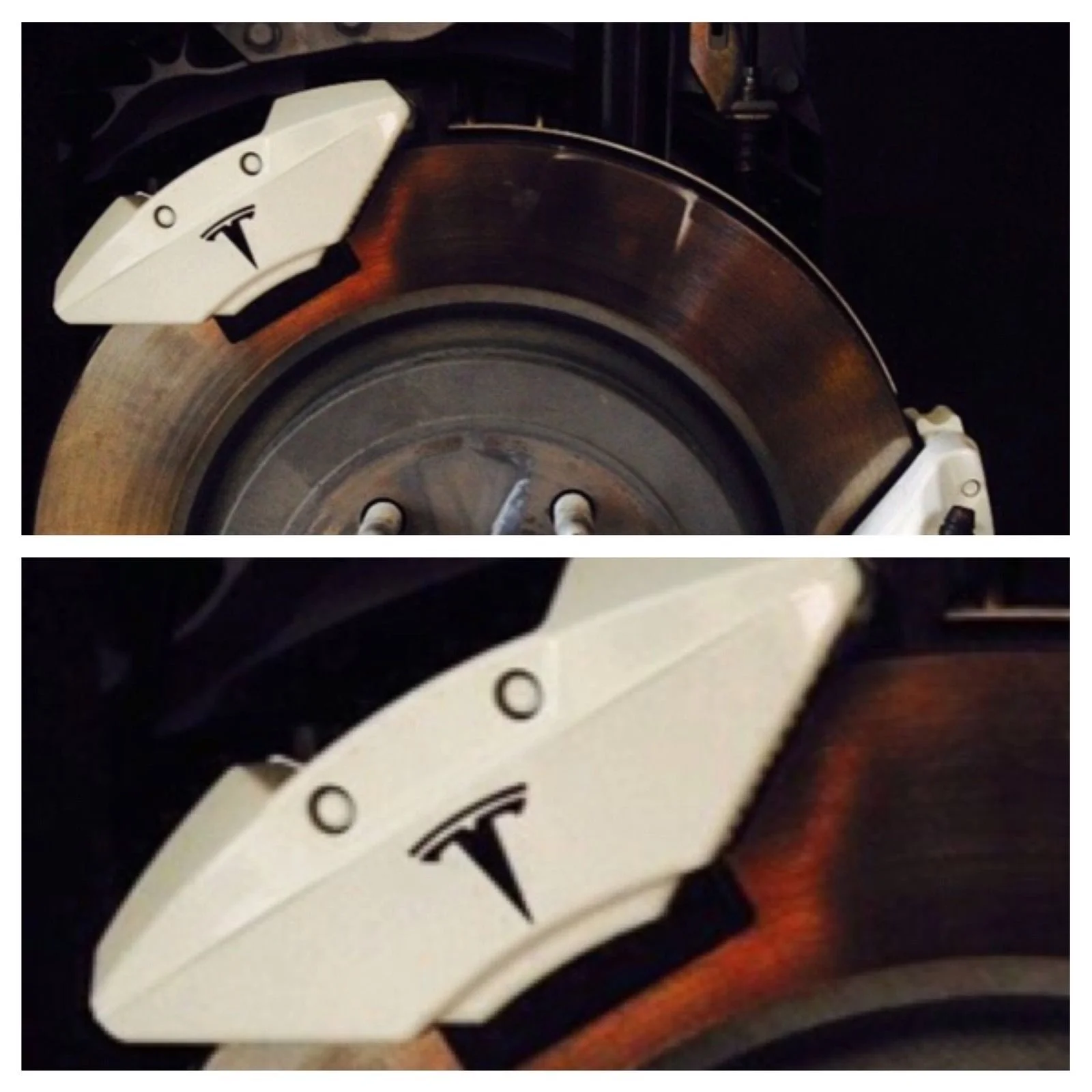 Для 8 шт. черный TESLA T E Brake Caliper виниловая наклейка логотип Наложение Графический