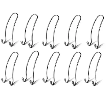 

10PCS Stainless Steel Car Hook Multi-Function Car Seat Back Hook Portable Exquisite Auto Car Hooks Hangers Tools