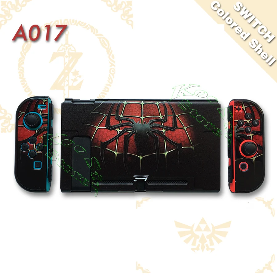 A017 Защитный цветной чехол-накладка для консоли Nintendo doswitch, чехол-накладка для Nitendo Switch PokeBall - Цвет: A017