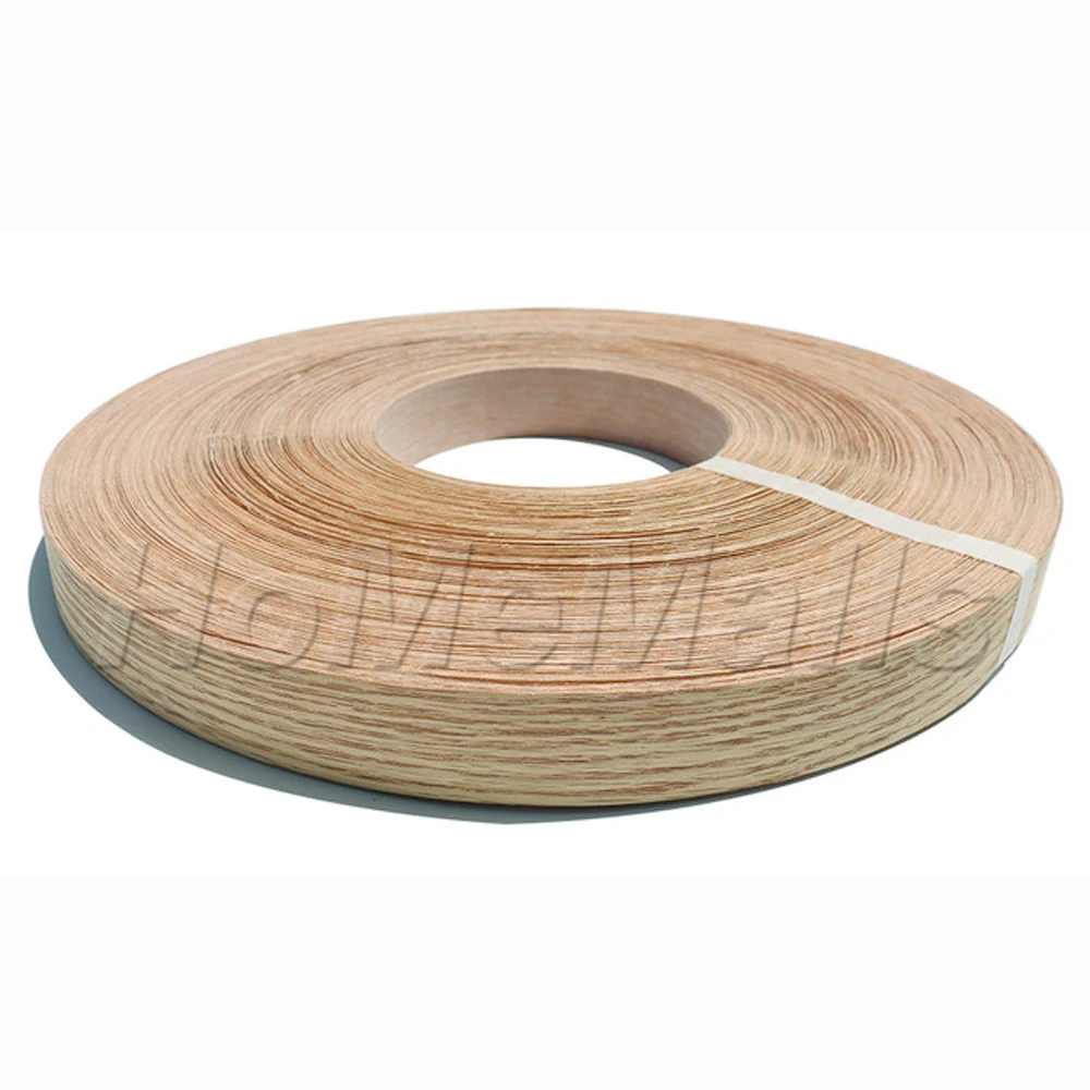 Red Oak Plywood Roll Wood Edge Banding, Glue Wood Veneer Edging