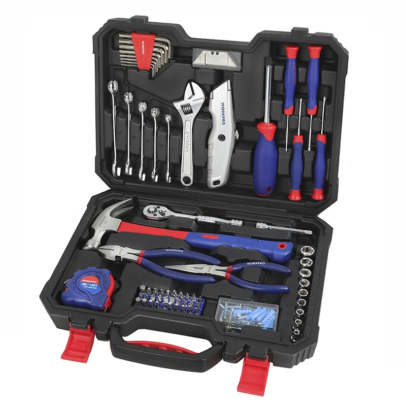 £29.50 Workpro 160pc Home Tool Set Hand Tools For Daily Use