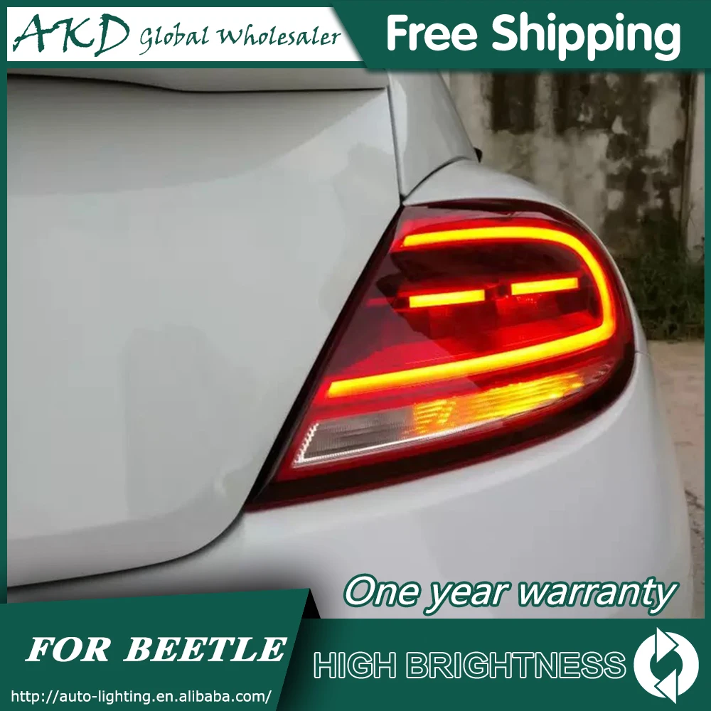 Задний фонарь для автомобиля VW Beetle 2013- Volkswagen светодиодная сигнальная лампа Противотуманные фары DRL дневные ходовые огни тюнинг автомобильные аксессуары