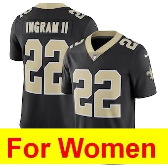 Женщины Орлеан Игры Элвин Камара Drew Brees Marshon латтиморе Майкл Томас Марк Инграм Цвет пик трикотажные изделия - Цвет: Цвет: желтый