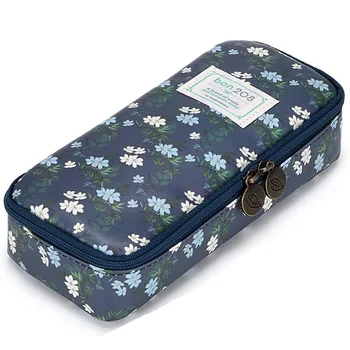 

Bon208 Cute Pencil Case Floral Pencil Pouch Stationery Organizer Multifunction Cosmetic Makeup Bag