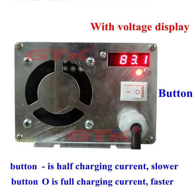 96v 10A fast charger speed charger with led display 26s 109.2v 113.4v 27s 3.7v for li-ion Lithium battery polymer RV EV power (2)