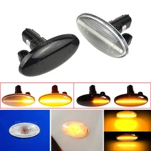 Car Accessories Dynamic LED Turn Signal Side Marker Light For Subaru Forester Impreza 2008 2019 Sequential Lamp Indicator