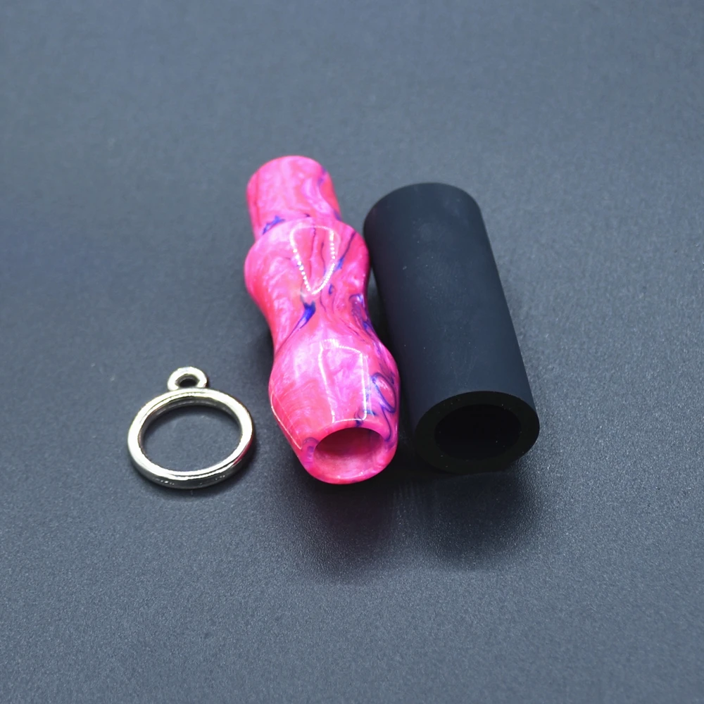1 PC Resin Hookah Tips Shisha Mouthpiece Silicone with Hang Rope Strap Chicha Narguile Water Pipe Accessories Random