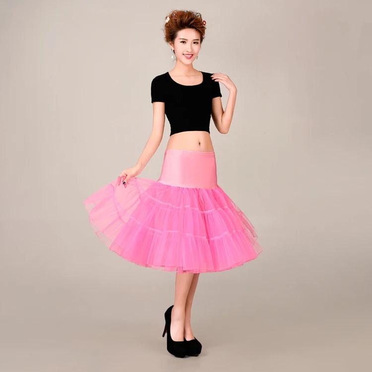 Pink Beauty-Emily, короткая белая Нижняя юбка, Нижняя юбка, свадебные аксессуары, мягкий кринолин, разные цвета для свадебного платья - Цвет: Pink