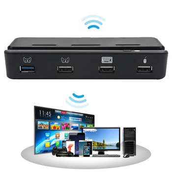 

Games Accessories Charging Dock Durable LED Indicator Practical ABS Keyboard Mouse Function TV Adapter Solid HDMI For Switch