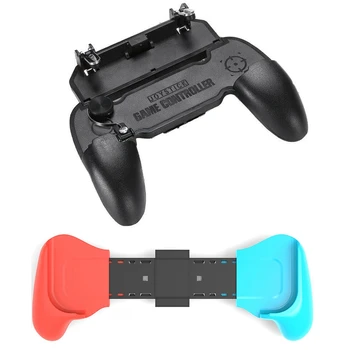

Retail Extend Protective Cover Bracket Handle Grip Base Stand with W11+ PUBG Mobile Game Controller Handle Joystick Gamepad